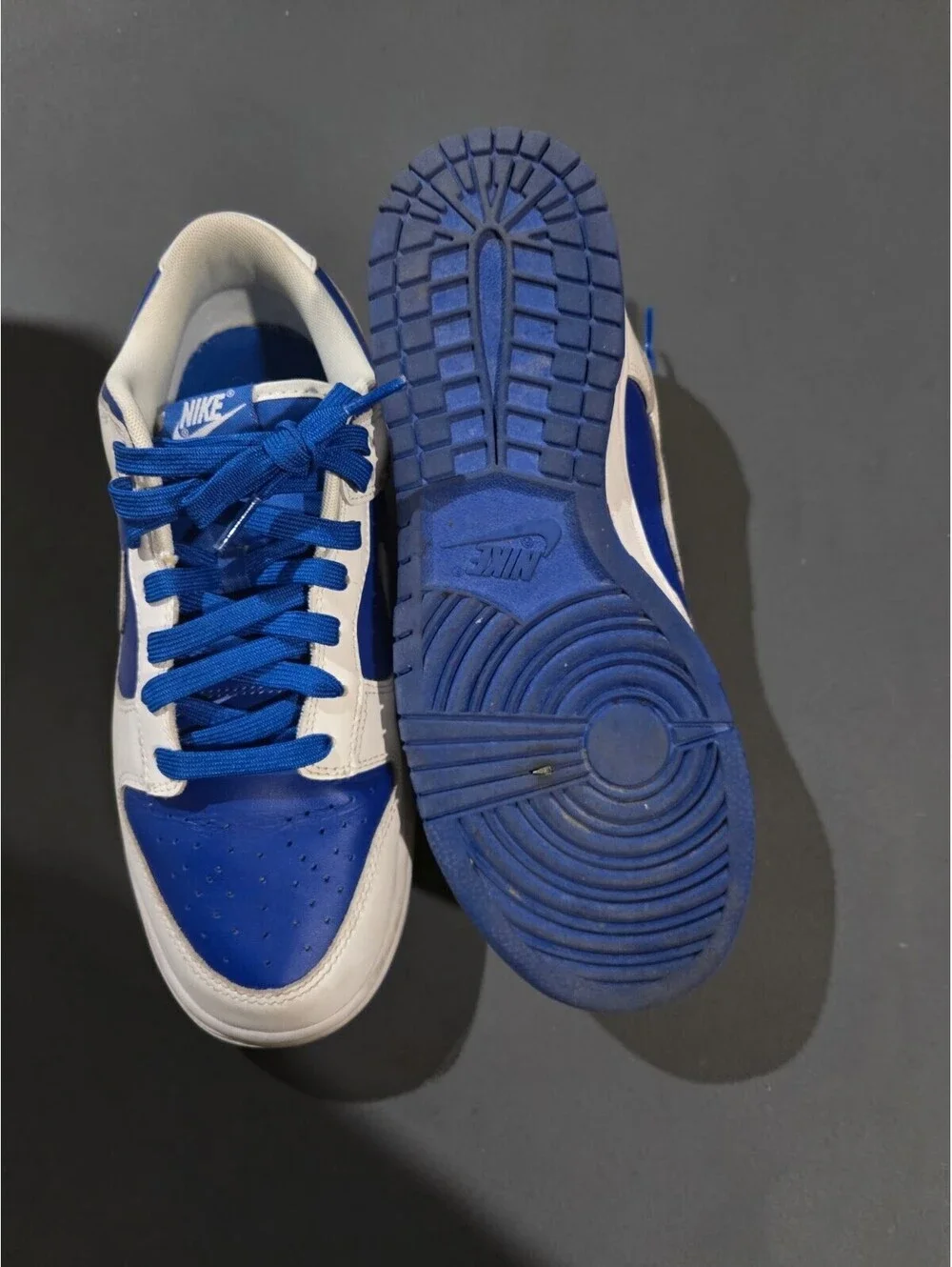 Nike Dunk Low Racer Blue White DD1391-401 Men's Size 9 Excellent